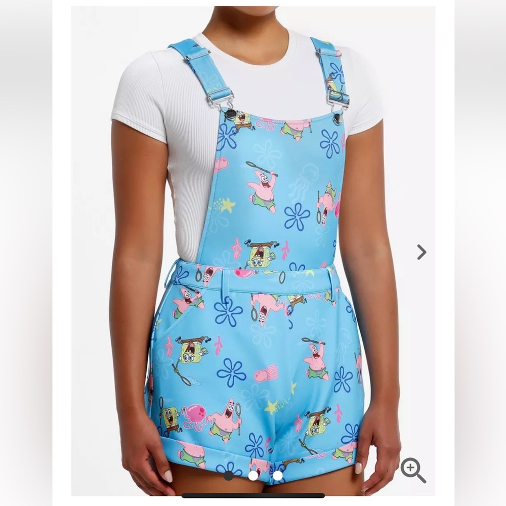 hot topic spongebob squarepants overalls , so cute but bought wrong size ~  XL